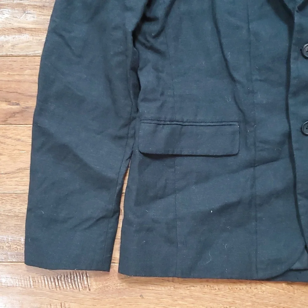 All Saints Shiro Italian Cloth Charcoal Wool Jacket